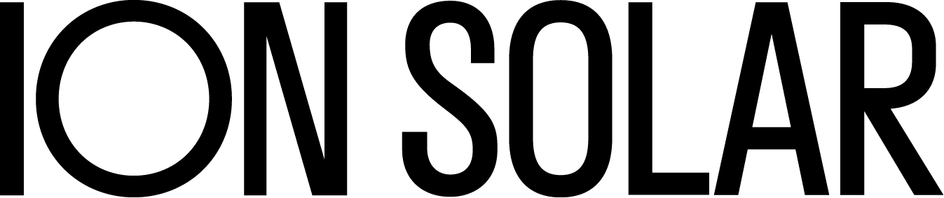 ION Solar logo in black